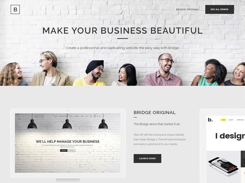 bridge wordpress theme