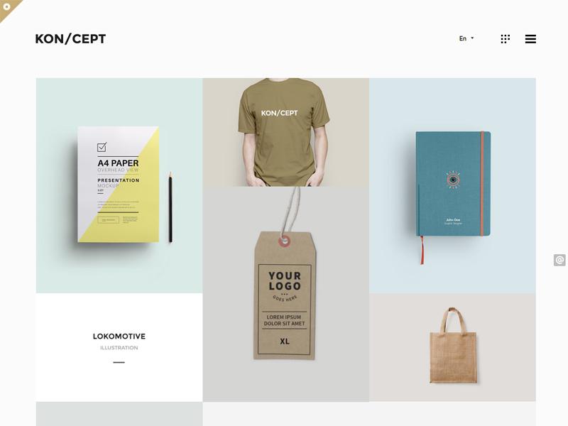 koncept wp portfolio theme