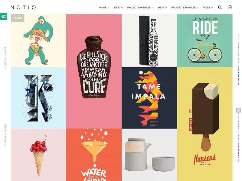 notio wp portfolio theme