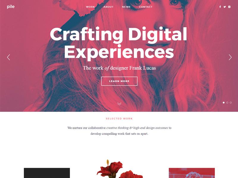 pile wp portfolio theme