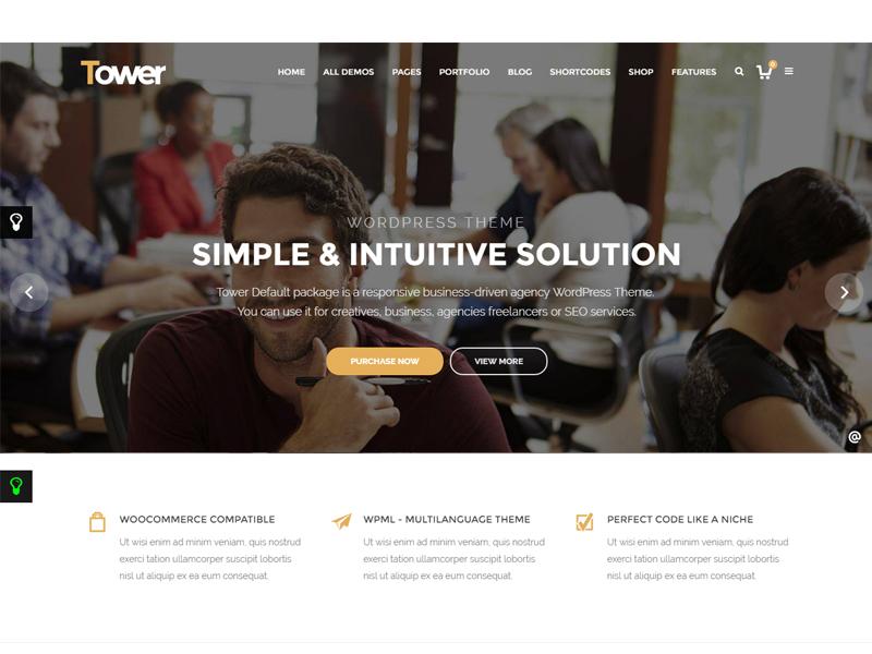 tower wp portfolio theme