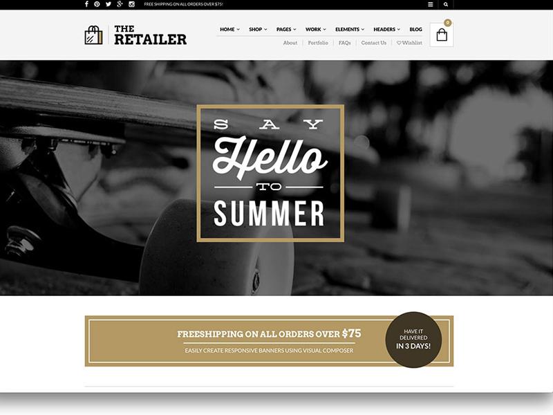 the retailer theme