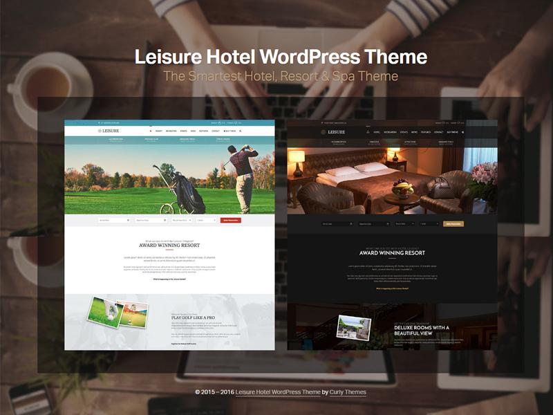 hotel leisure wordpress theme