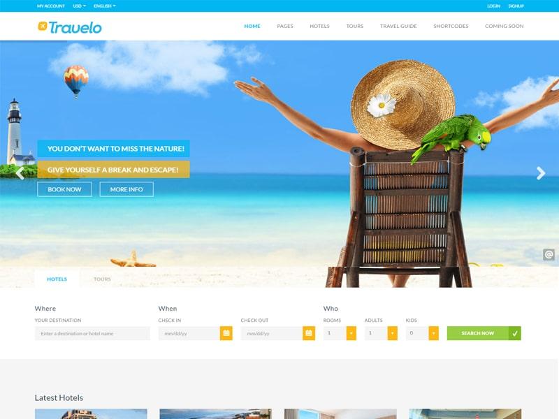 travelo wordpress theme