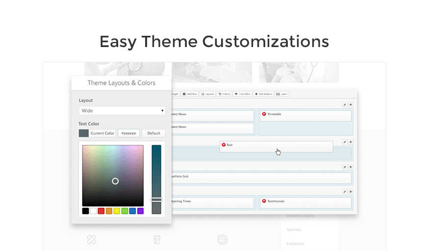 theme customization medicpress