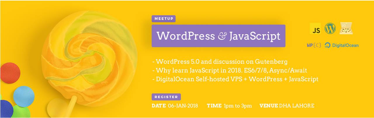 WPCouple’s WordPress & JavaScript Meetup Lahore 2018