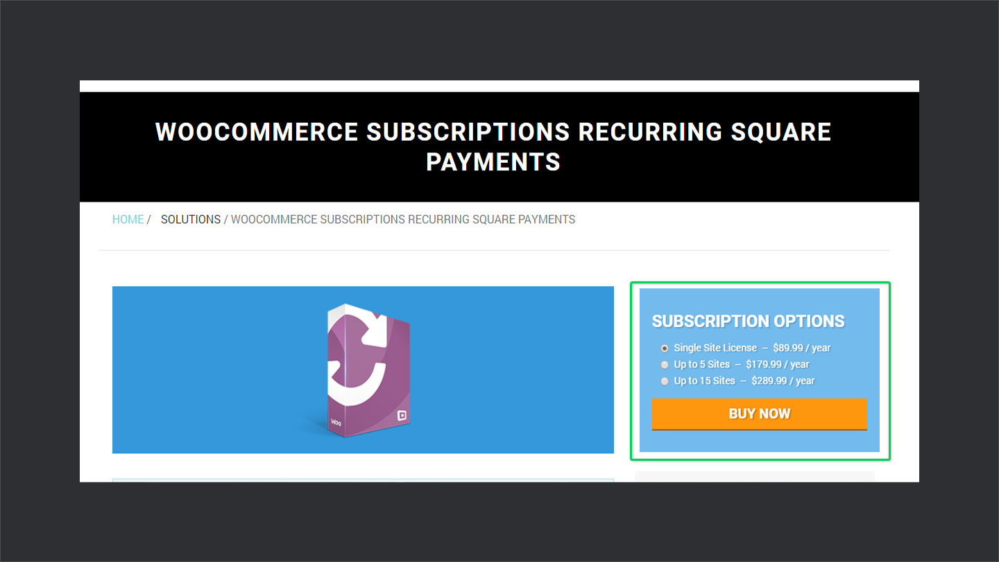 square recurring payments for woocommerce pricing