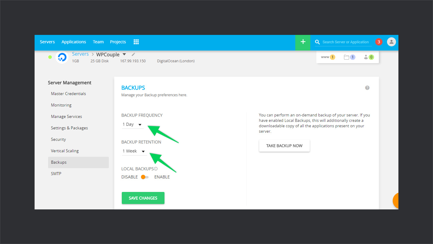 CloudWays-Backup-Features