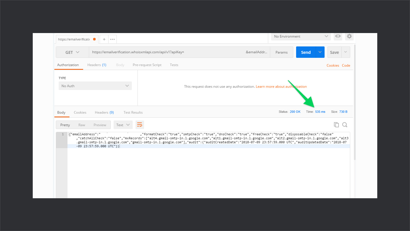 Email Verification Performance Check