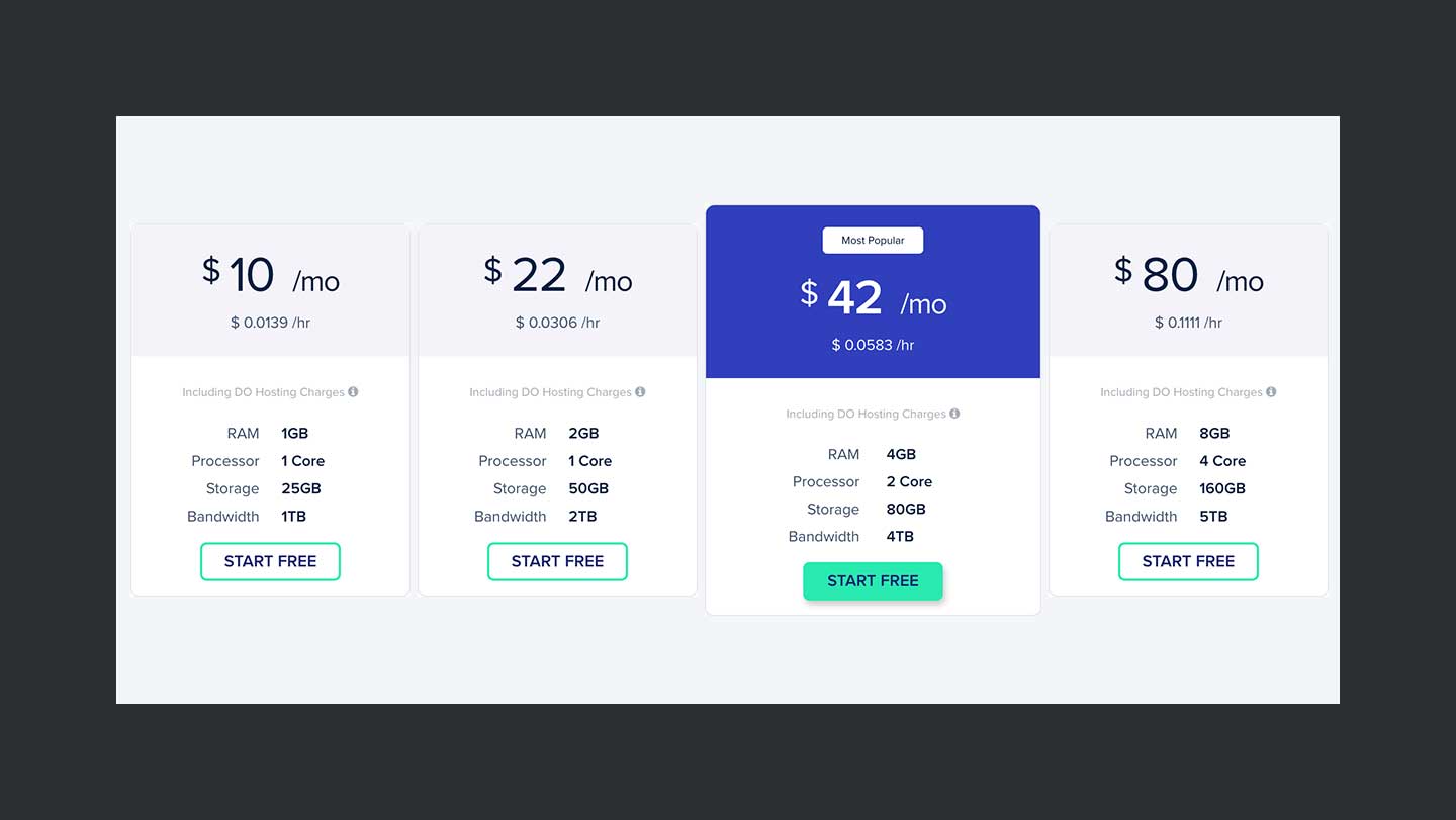 Cloudways Hosting Pricing