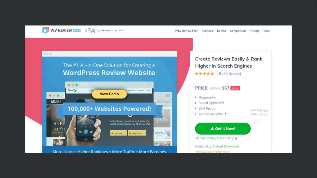 WP Review Pro — A Powerful Plugin With Rich Snippets, Comparison Table ...