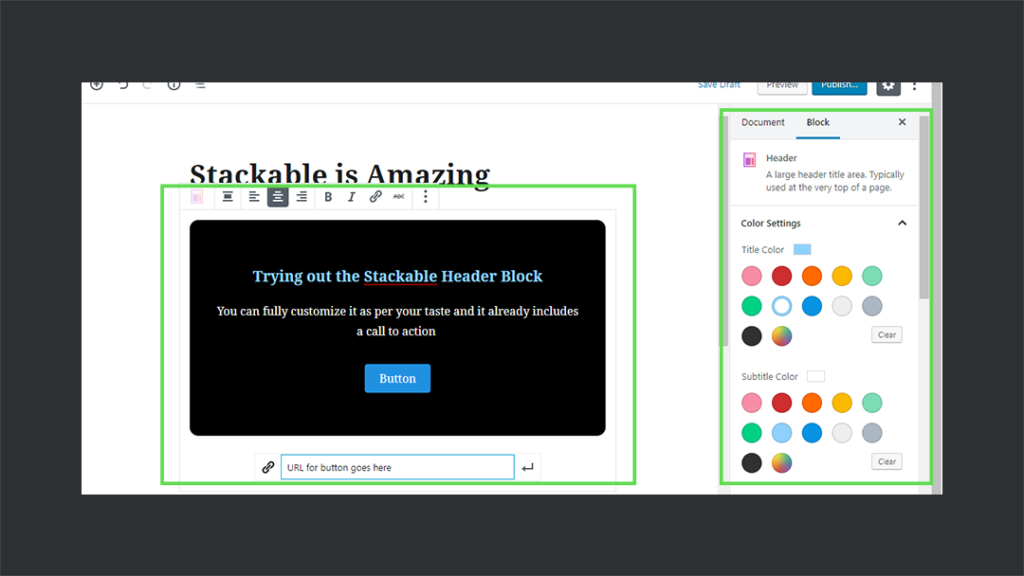 Stackable - Ultimate Gutenberg Block!