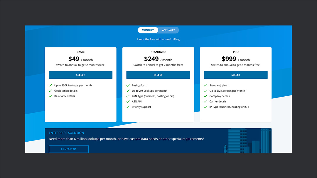 Ipinfo Pricing