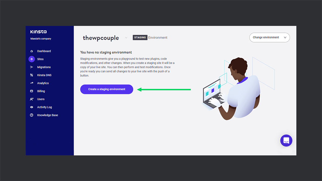 Creating Staging Environment Thedevcouple