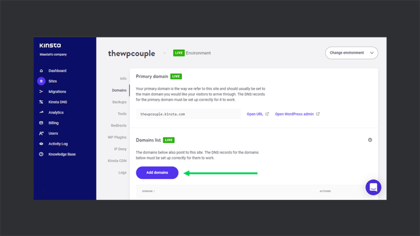 Kinsta Site Management Tools Review