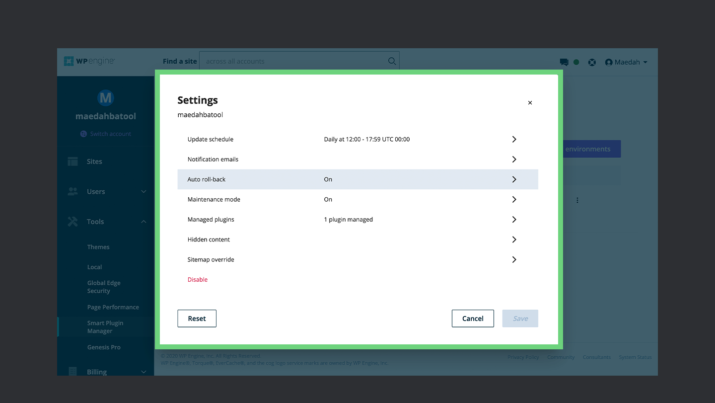 Smart Plugin Manager Settings