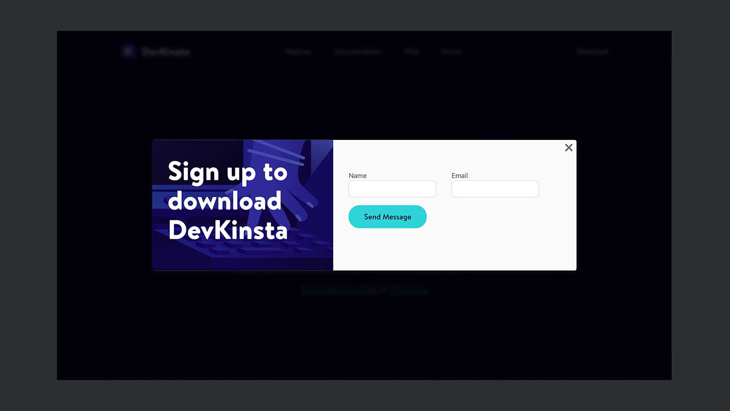 Sign Up Devkinsta Thedevcouple